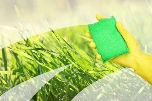Professional upholstery cleaning service for a sofa in W1J