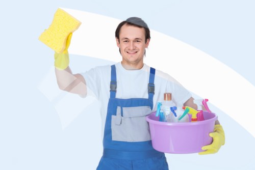 Professional office cleaning for a workspace in W1J