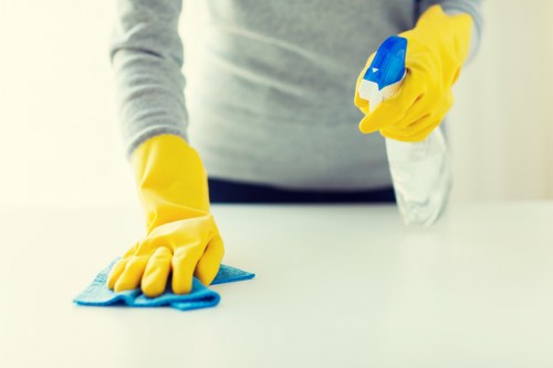 Daily office cleaning service for a W1J workplace