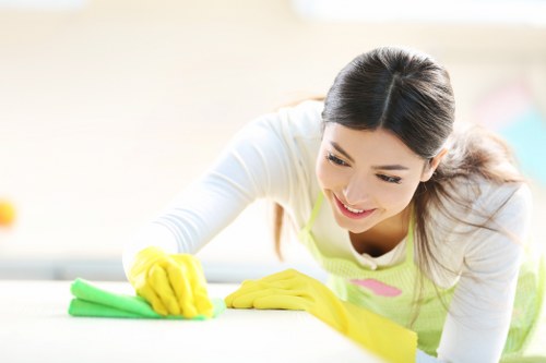 End of tenancy house cleaning for a central London flat in W1J