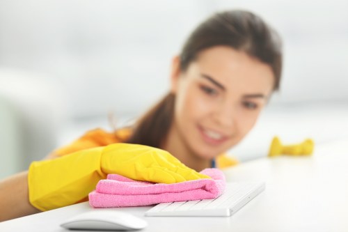 Reception and communal area cleaning for offices in W1J