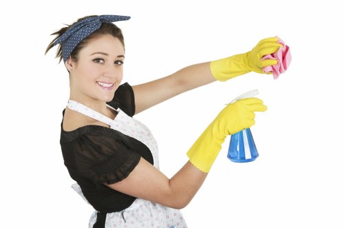 Commercial shopfront window cleaning in W1J
