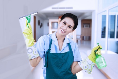 Deep cleaning of a stone or tiled floor in a W1J property