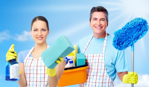 Local commercial cleaning service for a W1J office