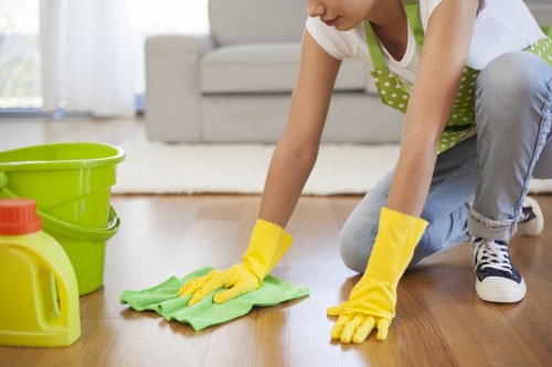 Careful removal of furniture and household contents from a central London property
